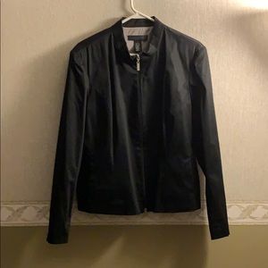 Black cotton nylon jacket